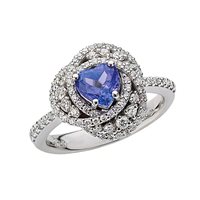 Anello Polello Donna in Oro bianco Tanzanite 0.86 Ct G3282BTAN - G3282BTAN